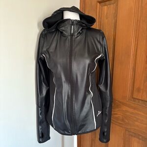 STAR WARS Her Universe Large L Womens Jacket Use The Force BLACK Zip Up Cosplay